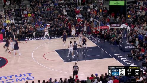 戈登压哨补扣绝杀！约基奇36+21+8 掘金拒绝快船逆转扳平比分