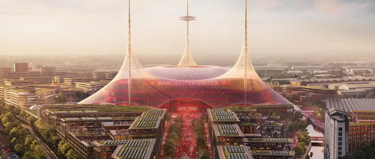 曼晚：曼联仍计划5年内完成10万人新球场建设，项目进展顺利