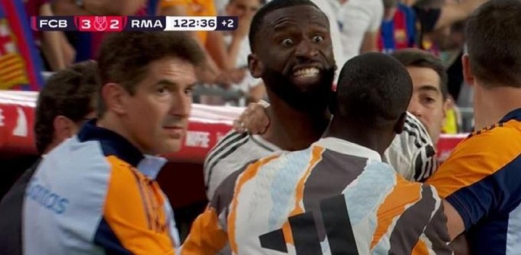 晚了！世体：吕迪格事发12小时后才道歉 不会被认定为悔过而减刑