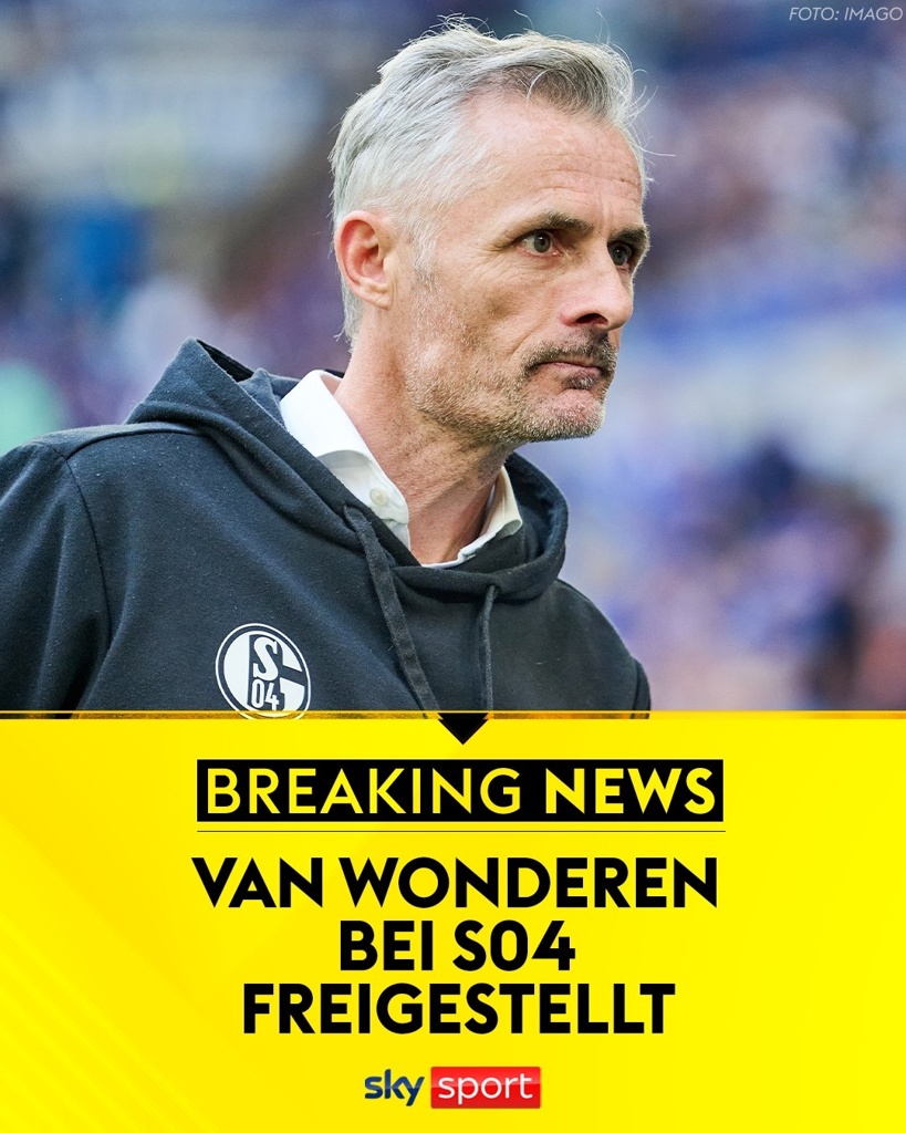 德乙四轮不胜&仅高于降级区6分！沙尔克官方：主帅范温德伦下课