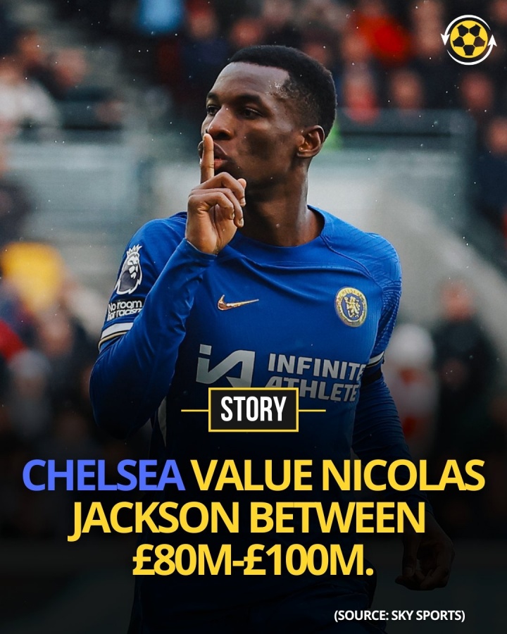 标价1亿镑❗天空：曼联有意杰克逊，埃基蒂克7900万转会费成参照