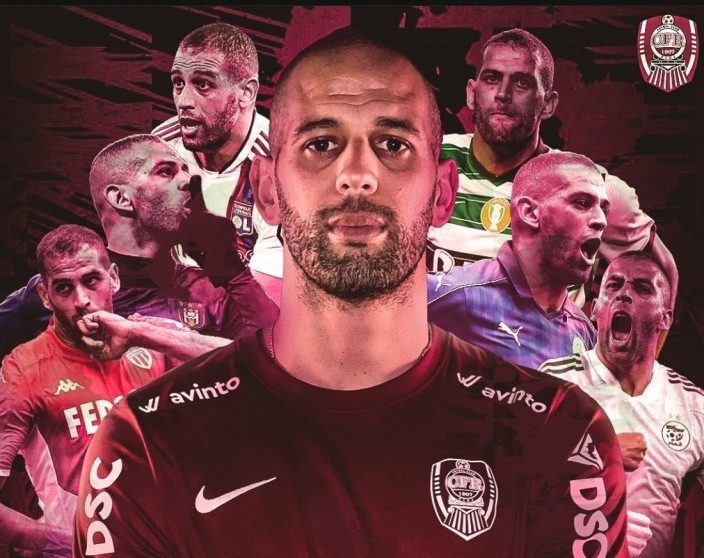 官方：阿尔及利亚历史最佳射手斯利马尼加盟克卢日